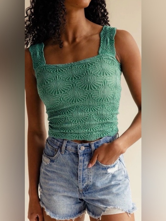 Free People Tops - Free People Intimately NWT Love Letter Cami In Soft Kelly Size M/L